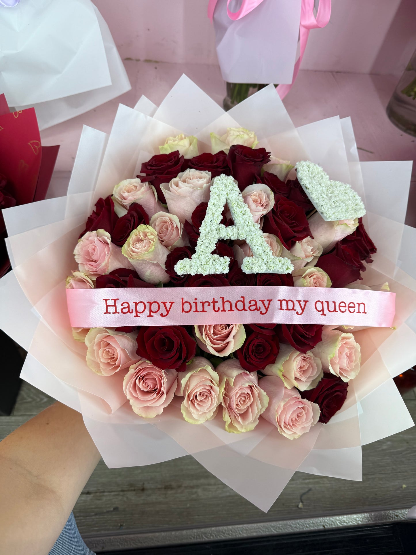 Theo’s signature bouquet