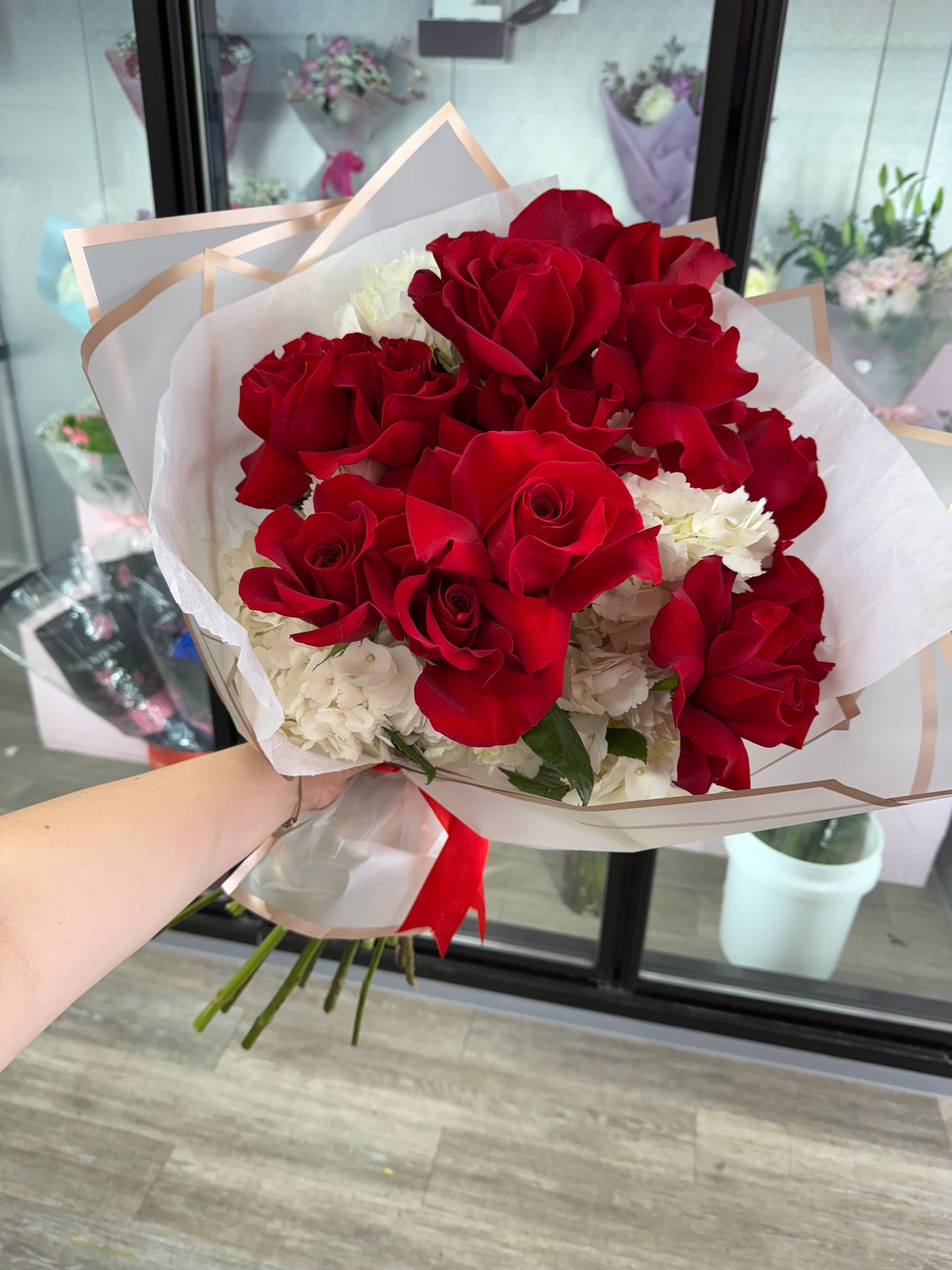 Red of love bouquet