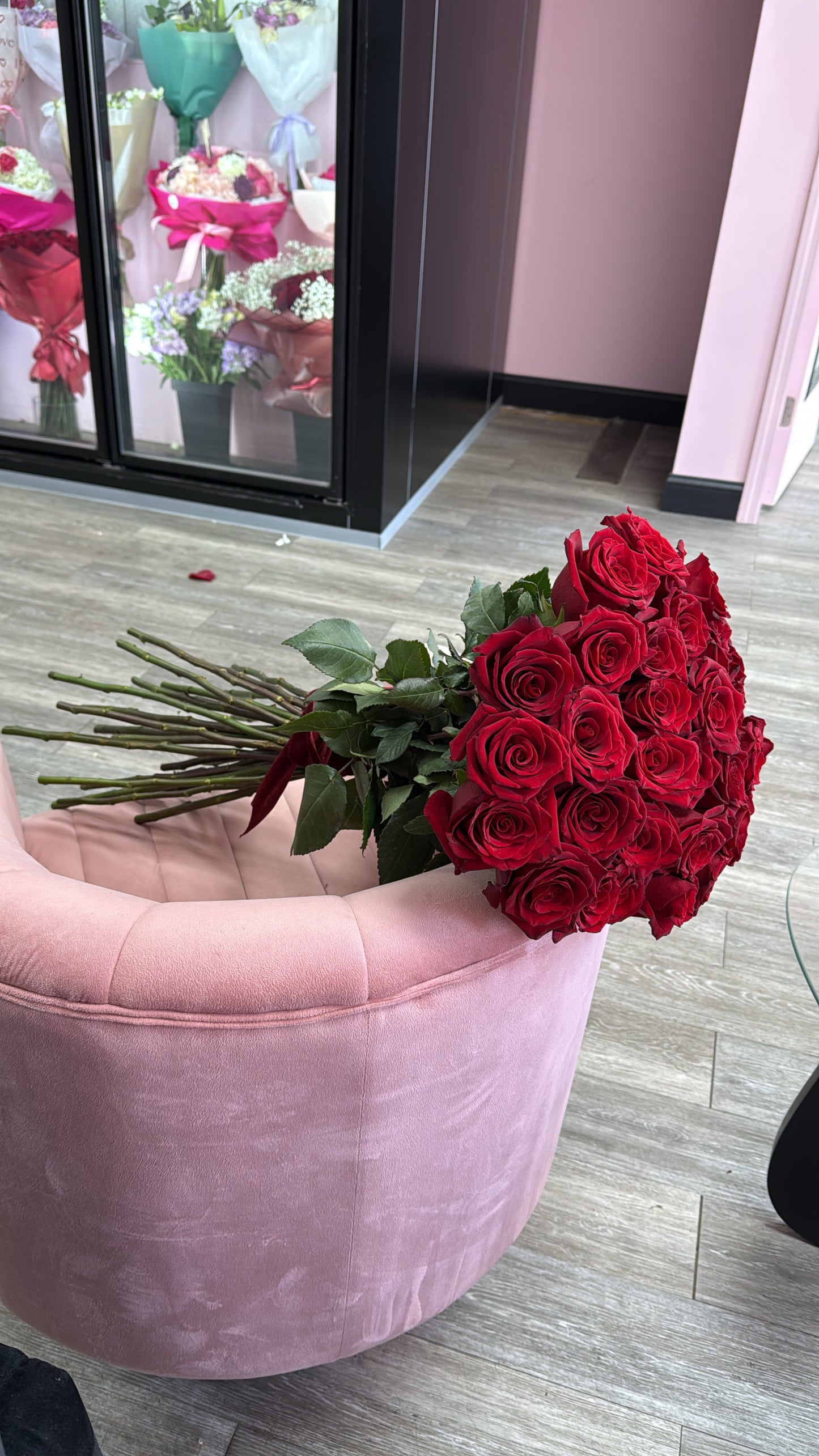 Theo’s signature bouquet