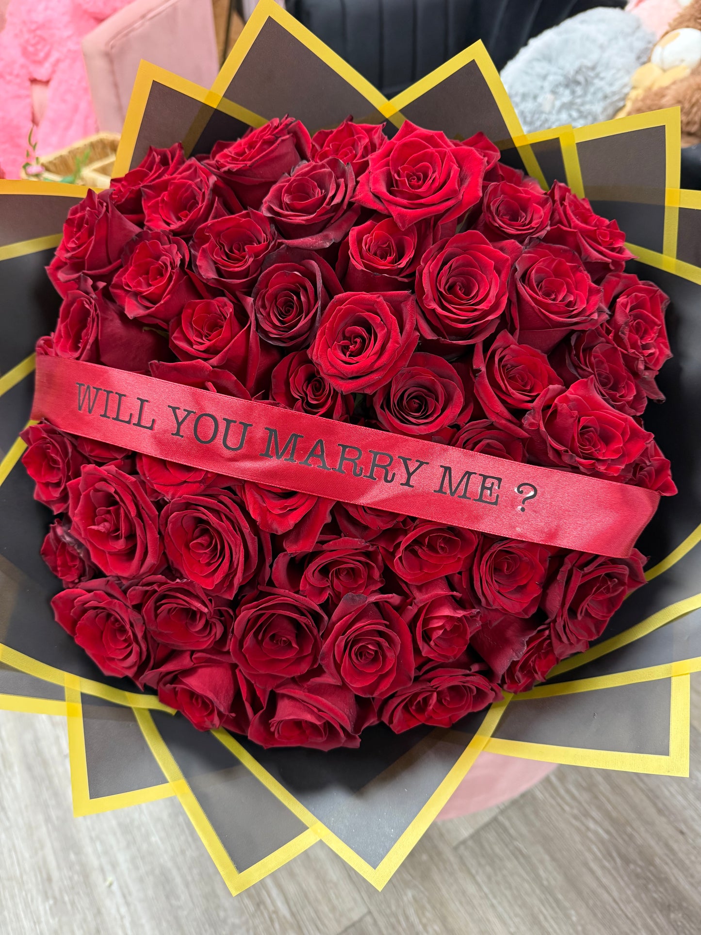 Theo’s signature bouquet