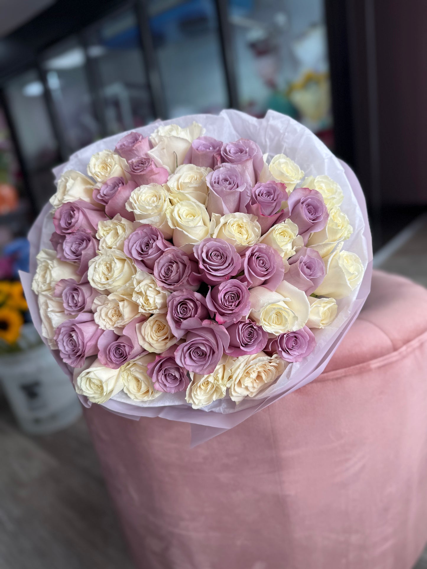 Purplish bouquet