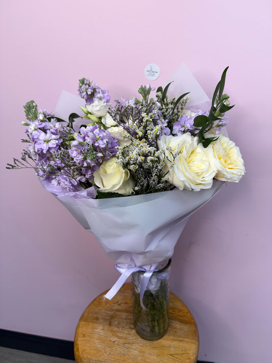 Stock on rose bouquet