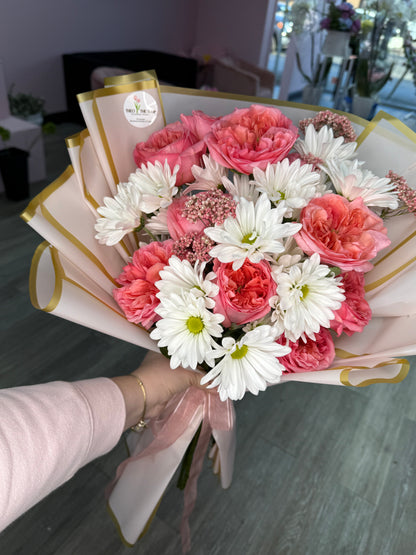 Blooming Garden Roses