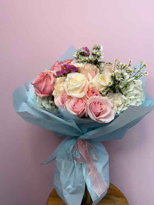 Shades of pink bouquet