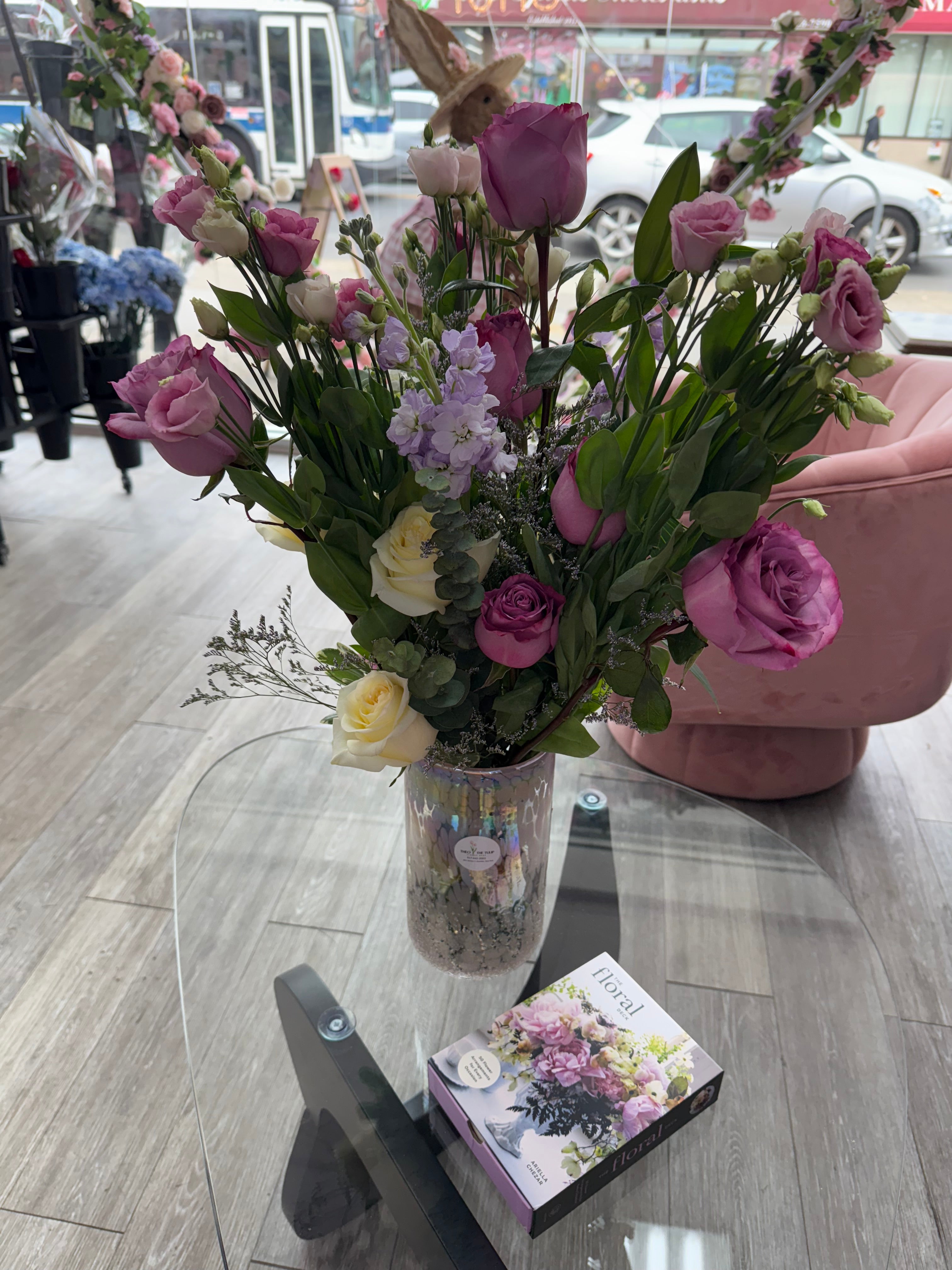 Angelic Arrangement with vase