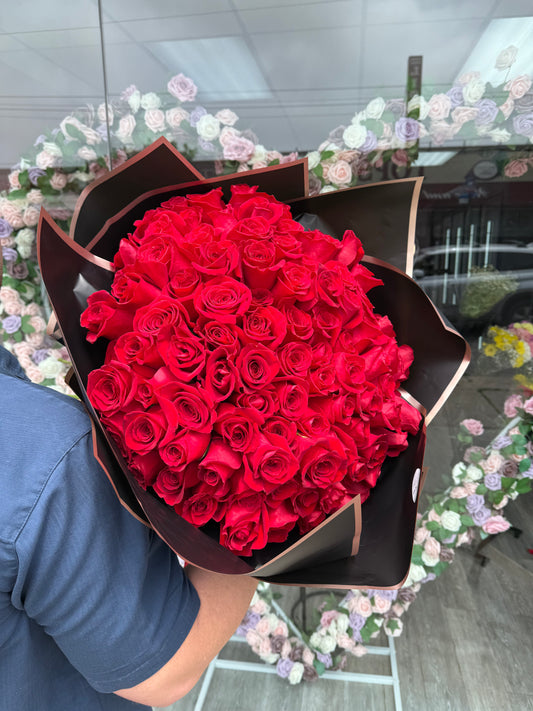 Classic 101 Roses ( same day delivery)