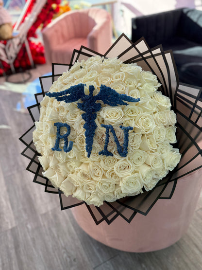 Theo’s signature bouquet
