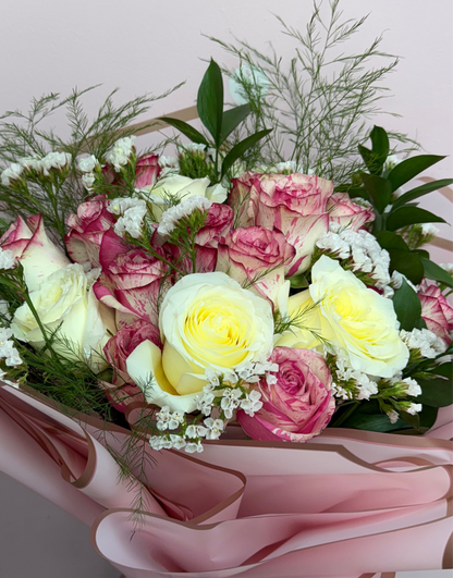 Splashed Roses Bouquet