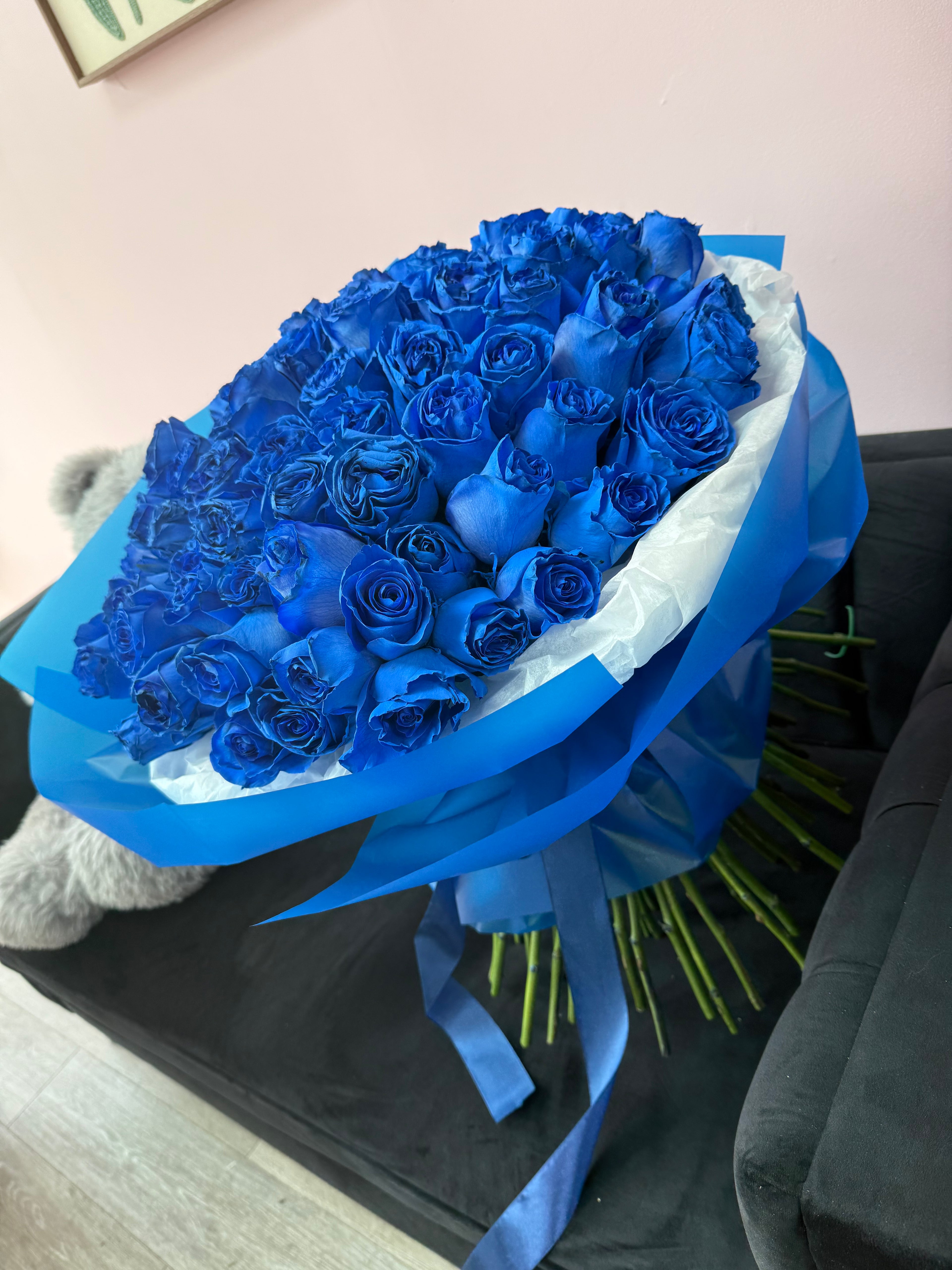 Blue Roses ( same day delivery )