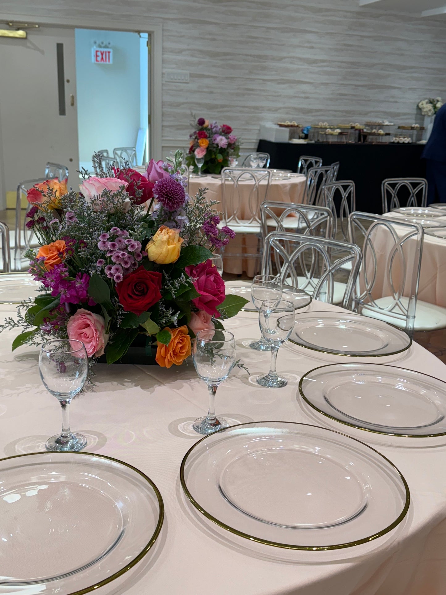 Summer centrepieces