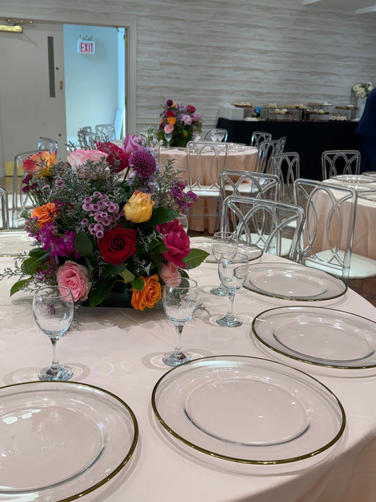 Summer centrepieces