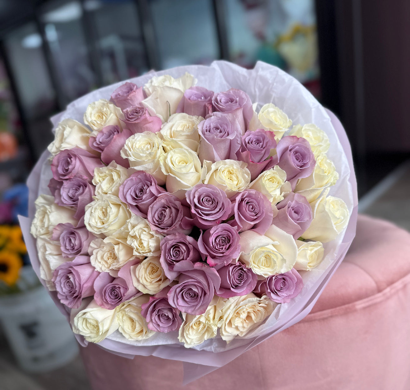 Purplish bouquet