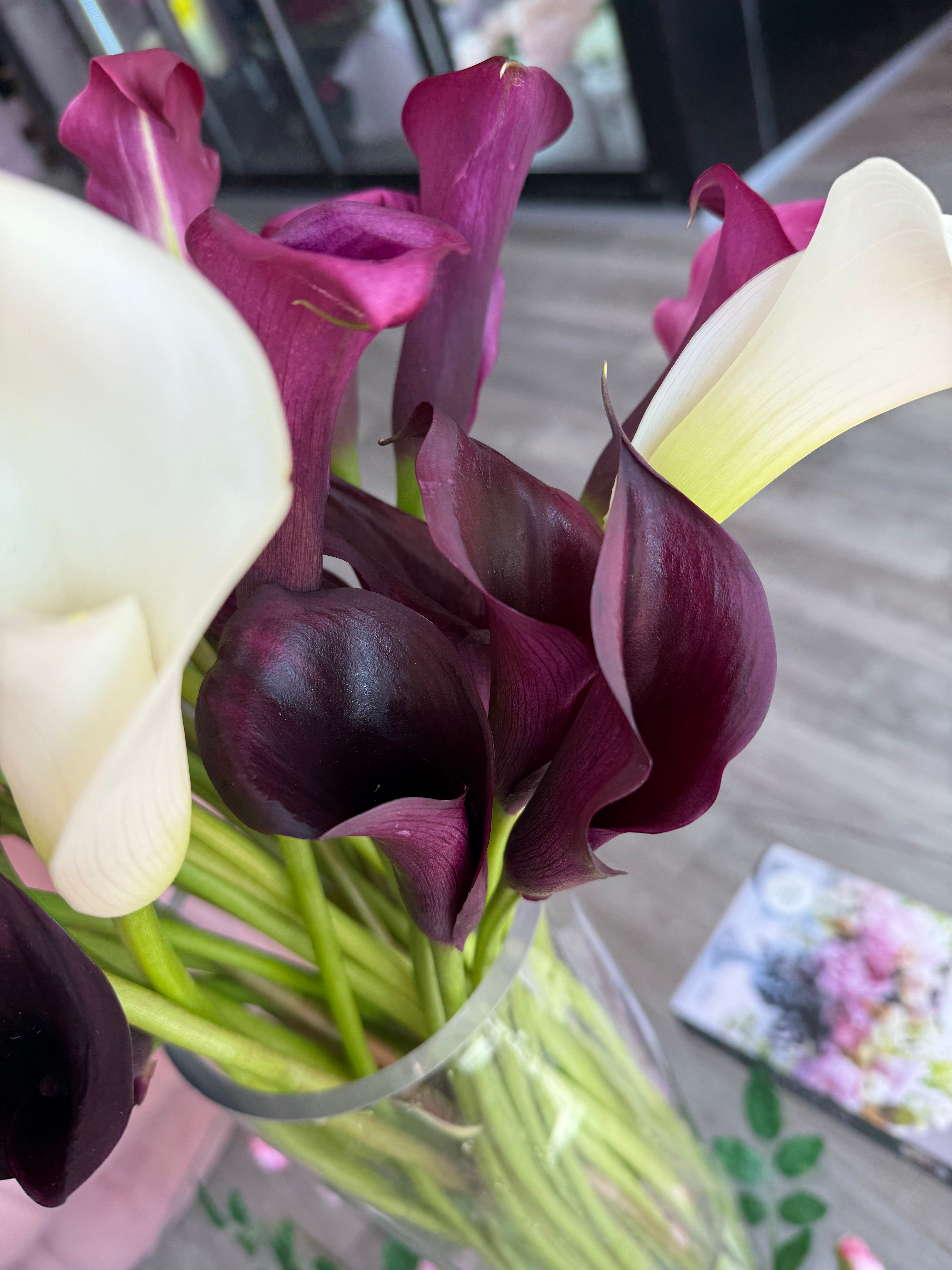 Calla lily + vase