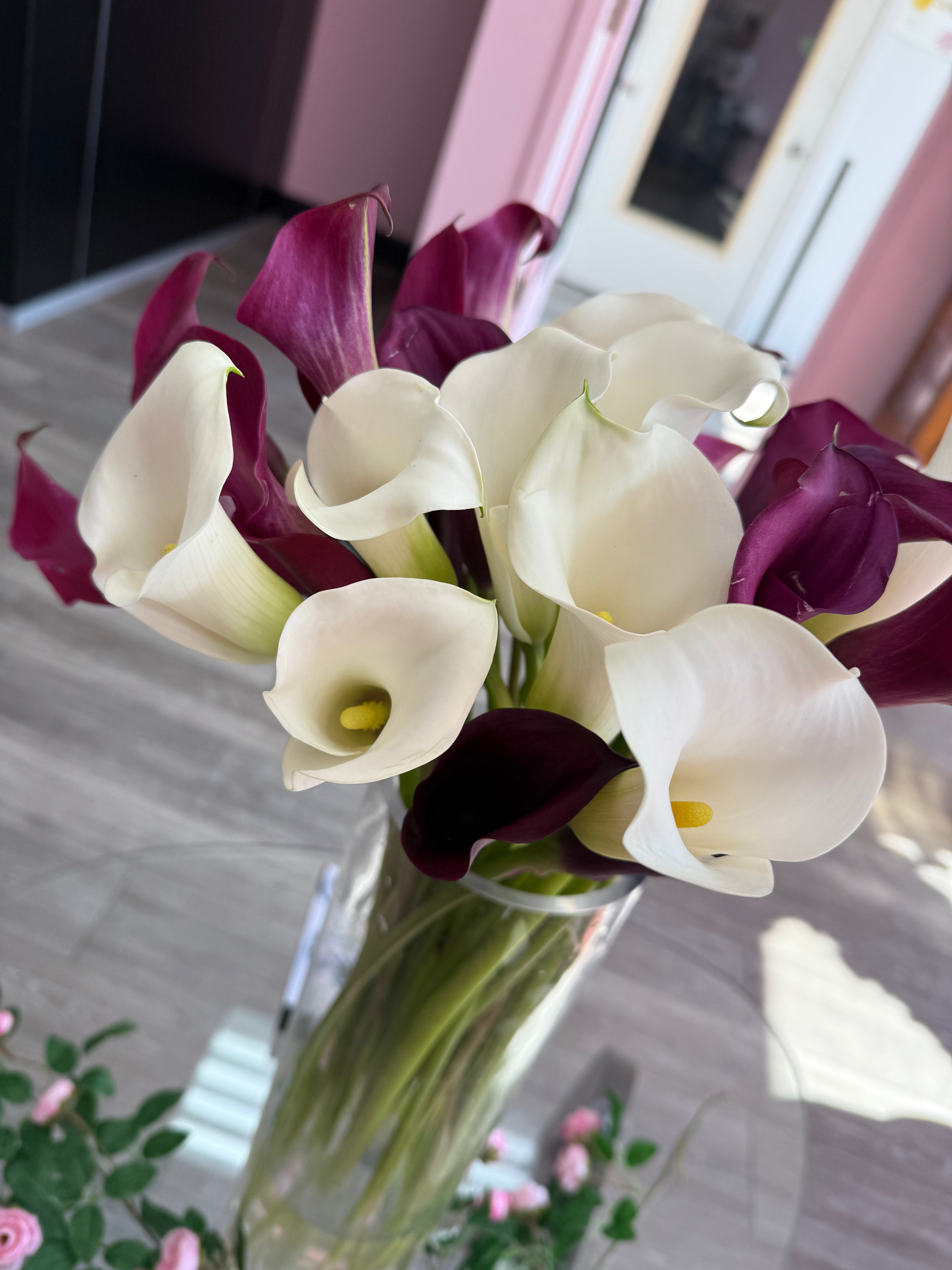 Calla lily + vase