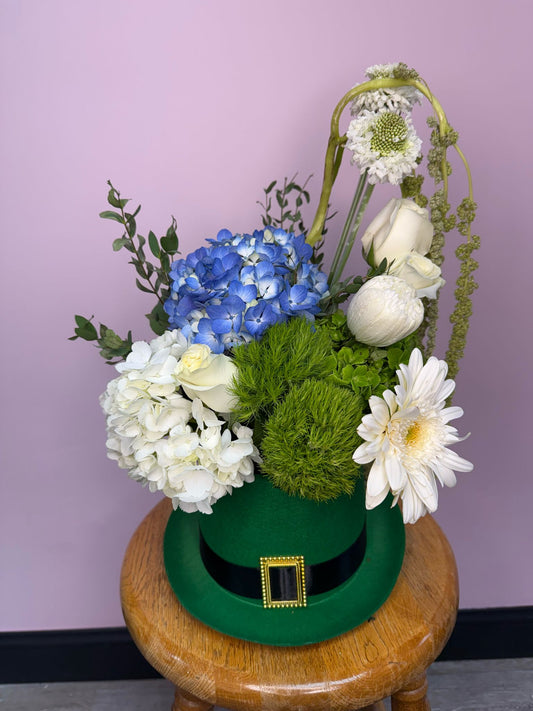 ‘Lucky Blooms’ Arrangement (blue)