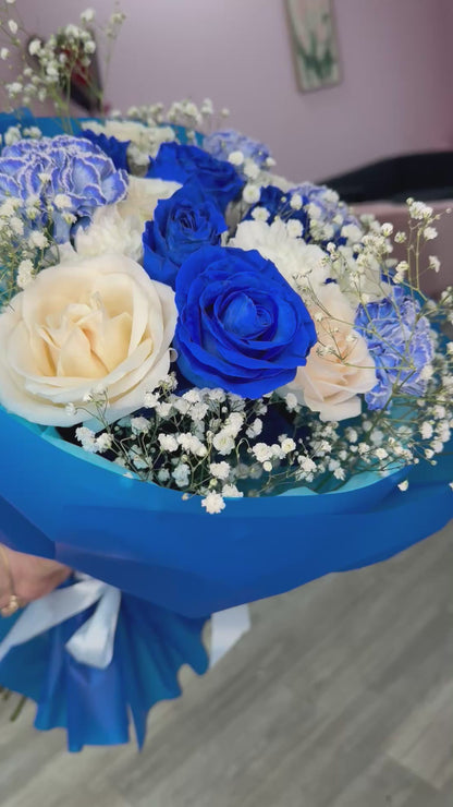 Something blue bouquet