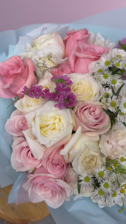 Shades of pink bouquet