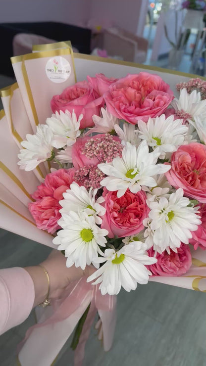 Blooming Garden Roses