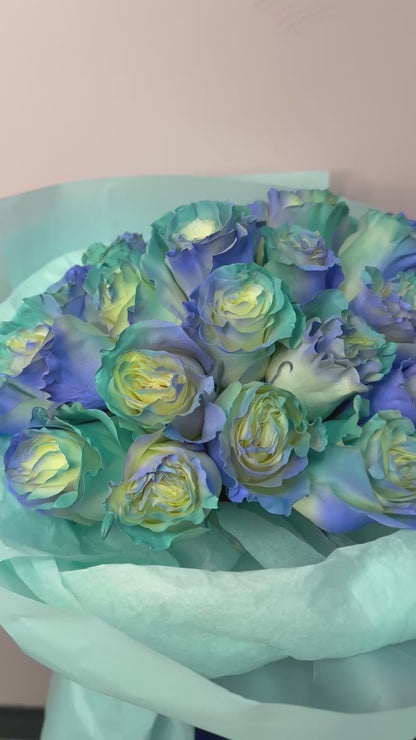 Minty blue